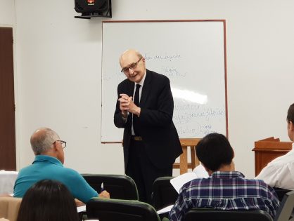 Última clase de la  Maestría en Magistratura