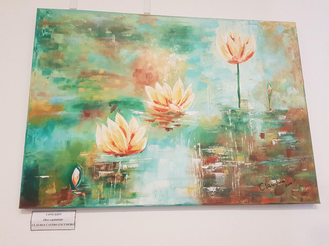 Exposición de cuadros en la Escuela de la Magistratura