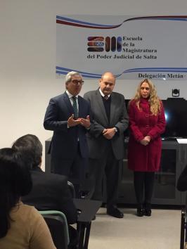 Fabián Vittar inauguró de la II Muestra de Arte en Metán