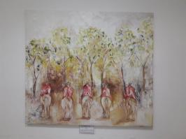 Invitación para la muestra permanente de arte en la Escuela