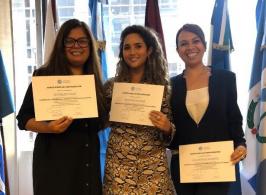 Funcionarias becadas por la Escuela se especializan en violencia de género