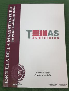 La Revista “Temas Judiciales” al alcance de los lectores