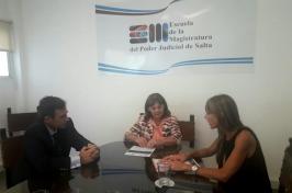 Visita protocolar de los miembros de la AAJC