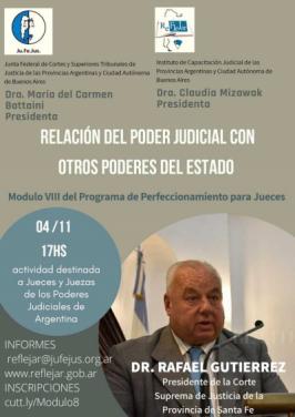 La relación del Poder Judicial con los otros poderes