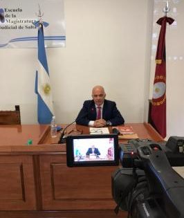 El juez Arias Nallar disertó sobre hábeas corpus y recurso extraordinario