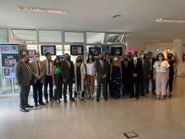 El juez Vittar visitó en Metán la muestra en homenaje a las mujeres