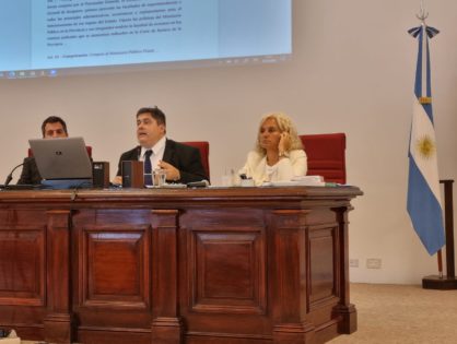 El Defensor General de la Provincia disertó en la Escuela de la Magistratura