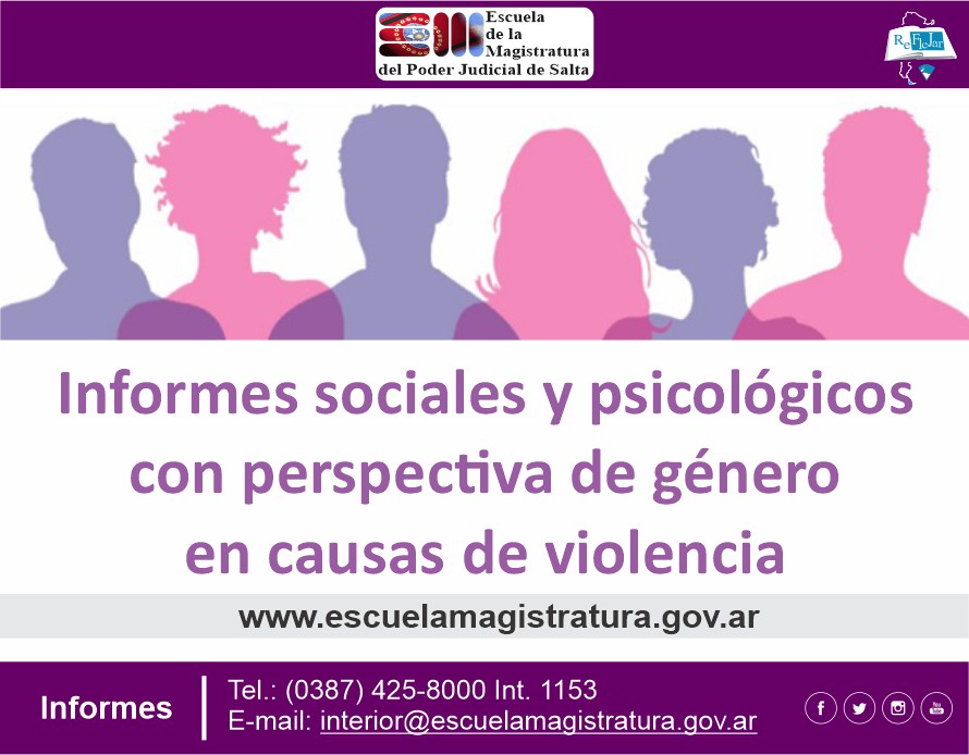 Capacitación sobre informes psicológicos con perspectiva de género en causas de violencia