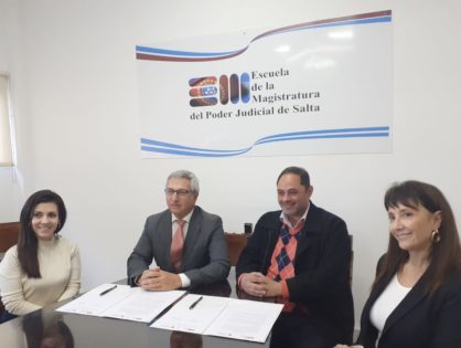 El juez Vittar rubricó convenio con UCASAL para la tecnicatura en administración judicial