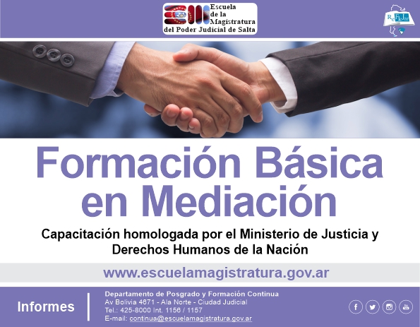 Formación Básica en Mediación