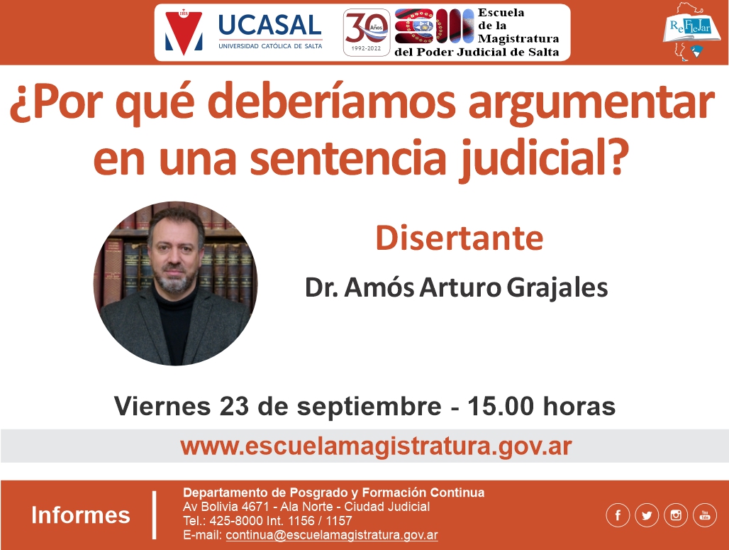 ¿Por qué deberíamos argumentar en una sentencia judicial?