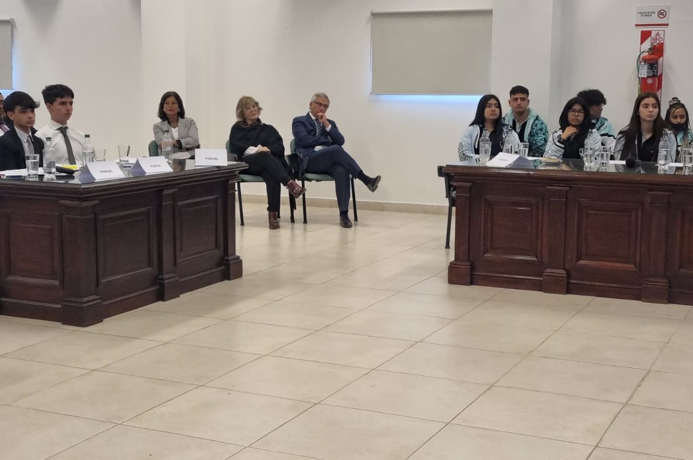Juicios por jurado en Salta con alumnos de establecimientos educativos