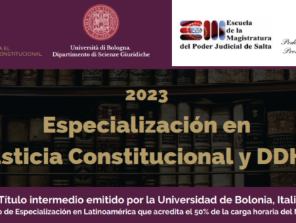 Especialización en justicia constitucional y derechos humanos de la Universidad de Bolonia - 2023