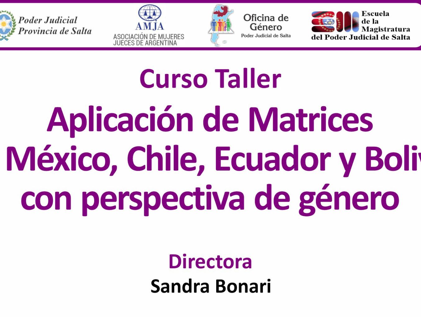 Curso taller sobre perspectiva de género