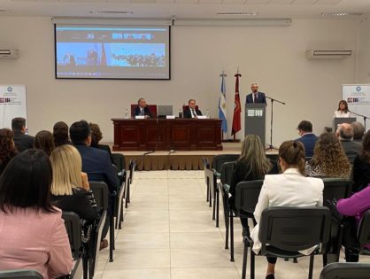 El juez Vittar encabezó el Encuentro Interinstitucional y de Egresados de la Universidad de Bolonia en Latinoamérica