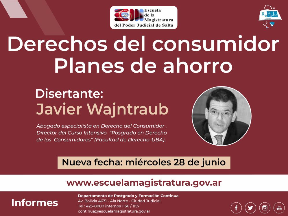 Derechos del consumidor - Planes de ahorro