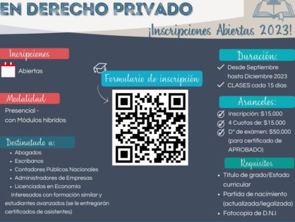 Diplomatura en derecho privado