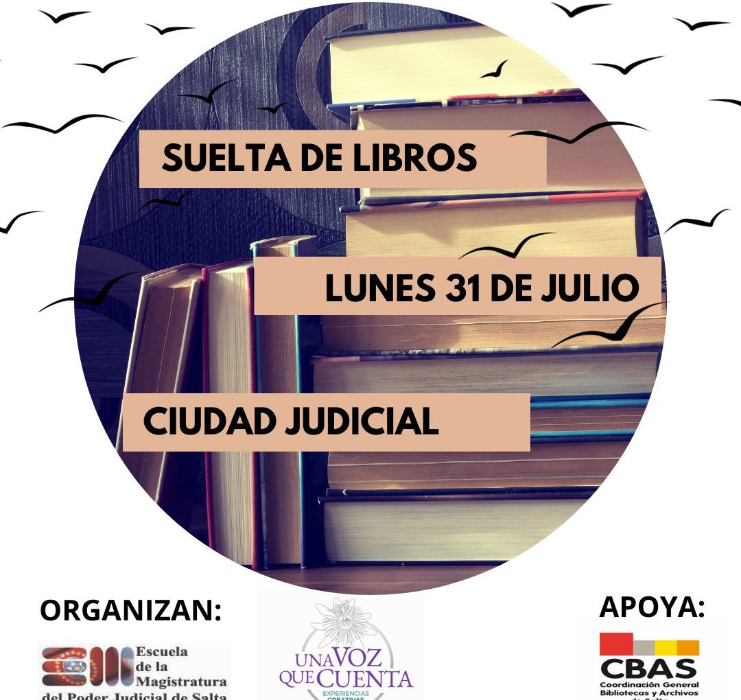 Suelta de libros en Ciudad Judicial