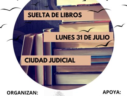 Suelta de libros en Ciudad Judicial
