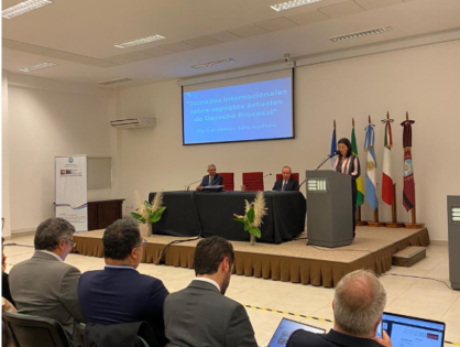Apertura de las “Jornadas Internacionales sobre aspectos actuales de Derecho Procesal”
