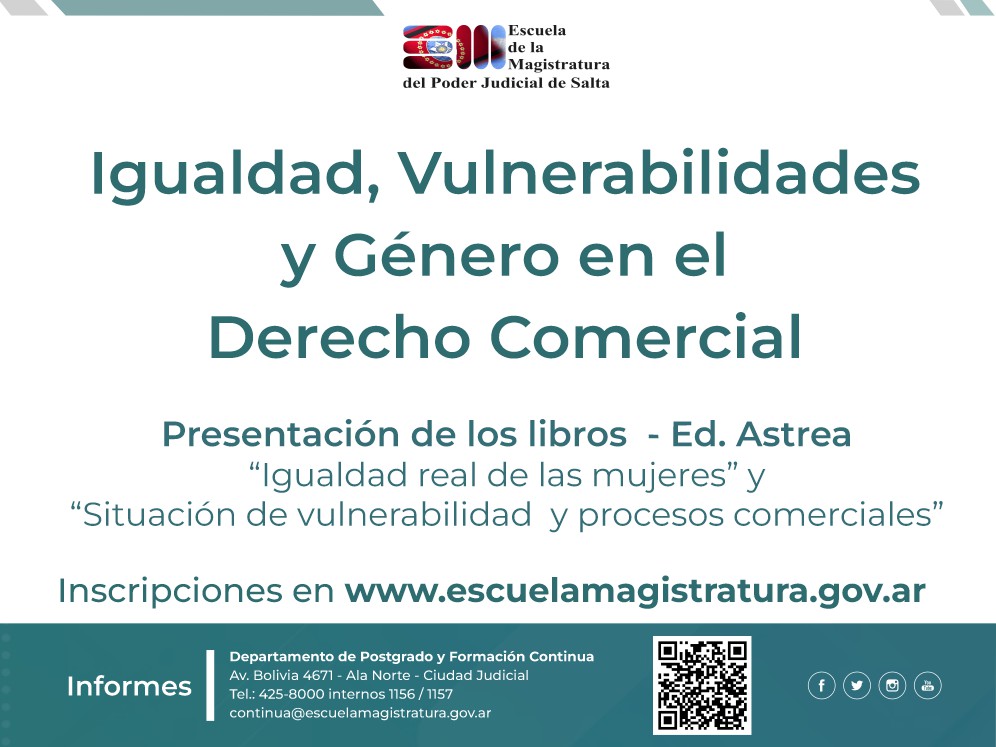 Igualdad - Vulnerabilidades y Género en el Derecho Comercial