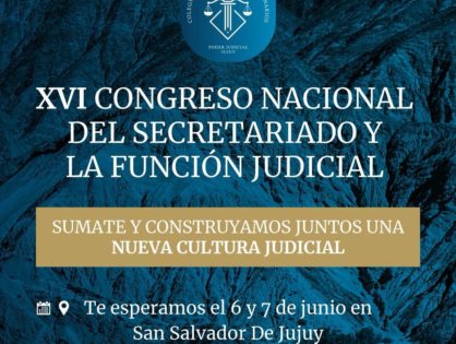 Congreso Nacional del Secretariado Judicial en Jujuy