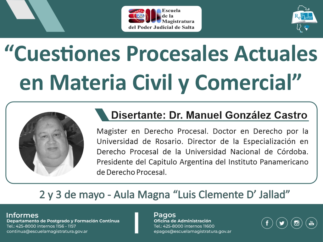 Cuestiones Procesales Actuales en Materia Civil y Comercial
