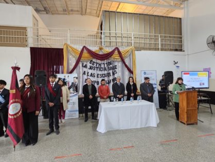 El juez Vittar inauguró el ciclo de charlas a alumnos secundarios