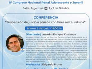 Conferencia sobre suspensión de juicio a prueba