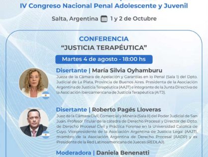 Justicia terapéutica en la agenda de las conferencias preparatorias del congreso de justicia penal juvenil