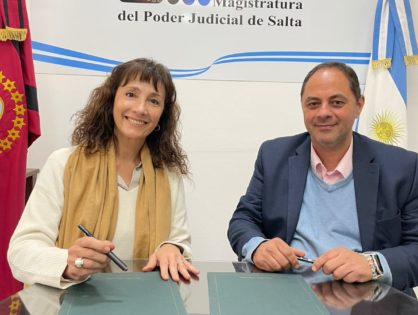La jueza Gauffin firmó un protocolo con UCASAL para incentivar la investigación