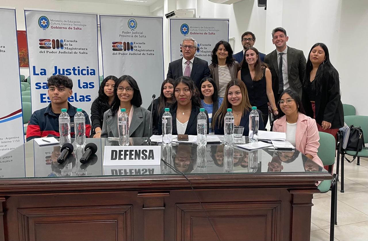 Salta participó del simulacro federal de juicios por jurado con alumnos secundarios
