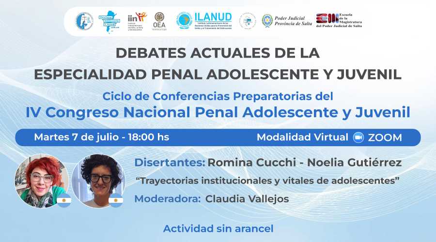 Conferencia preparatoria del congreso nacional penal sobre adolescentes