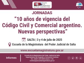Jornadas “10 años de vigencia del Código Civil y Comercial argentino. Nuevas perspectivas”