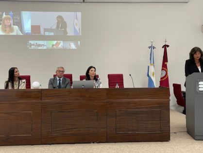 Teresa Ovejero encabezó la jornada aniversario de creación de la OVIF y del fuero de violencia y género