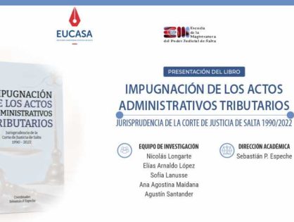 Presentan libro con jurisprudencia de la Corte de Justicia de Salta