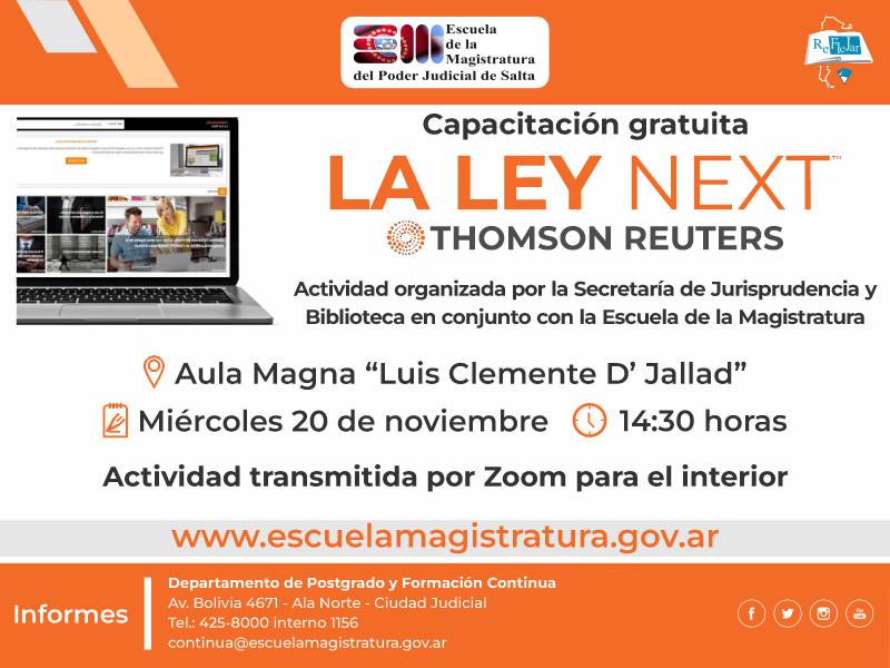 "LA LEY NEXT - THOMSON REUTERS
