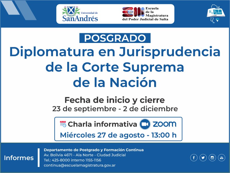 Diplomatura en Jurisprudencia de la Corte Suprema de Justicia de la Nación