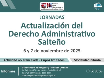 Jornadas de Actualización en Derecho Administrativo Salteño